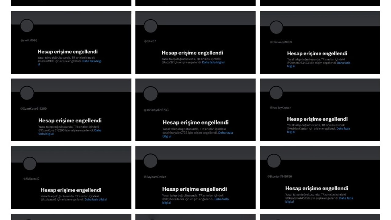 Türkiye’yi hedef alan 21 sosyal medya hesabına daha erişim engeli