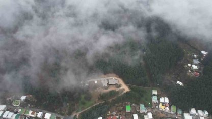 Uludağ’dan inen sis Bursa’yı sardı