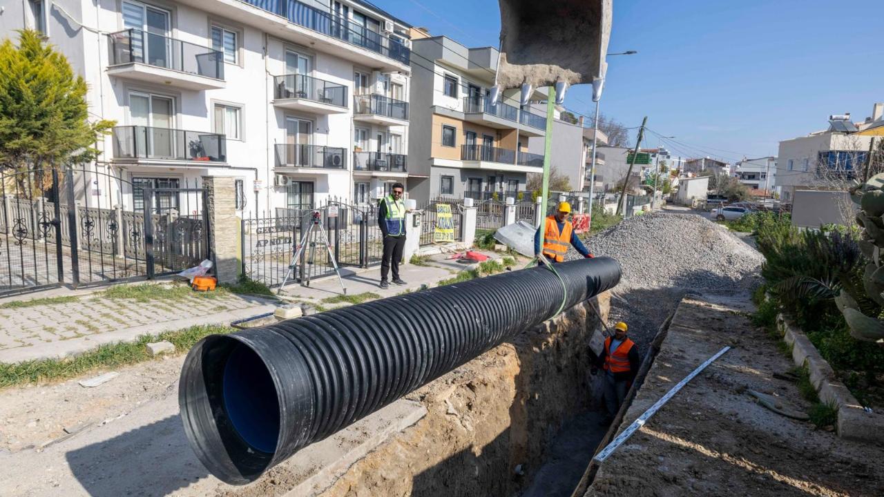 Urla’da taşkınlara karşı 160 milyon liralık altyapı yatırımı