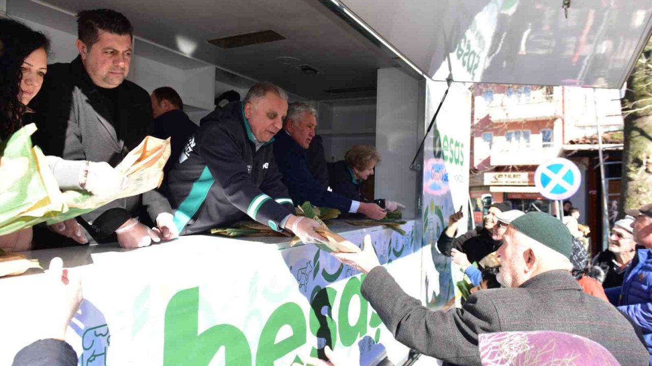 Yenişehir’de bugün pideler Büyükşehir’den