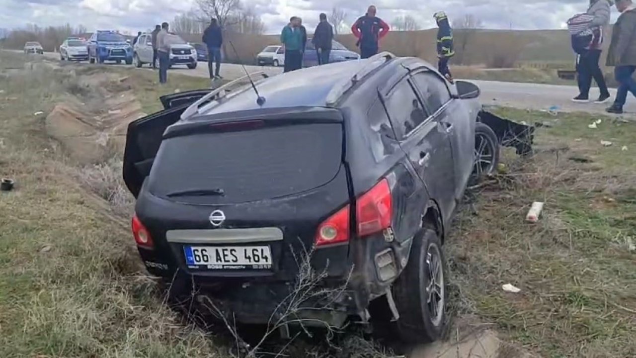 Yozgat’ta trafik kazası: 3 yaralı