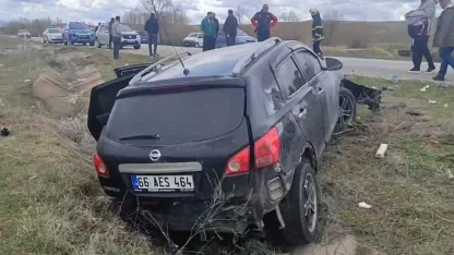 Yozgat’ta trafik kazası: 3 yaralı