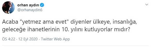 Şair Yılmaz Odabaşı ile Tiyatrocu Orhan Aydın' ın sosyal medya kavgası