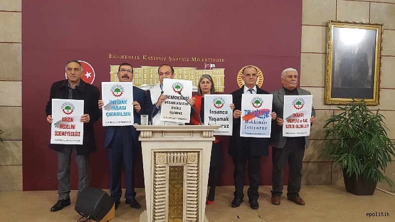 Emekli-Sen, Talepleri İçin  TBMM'deydi 2