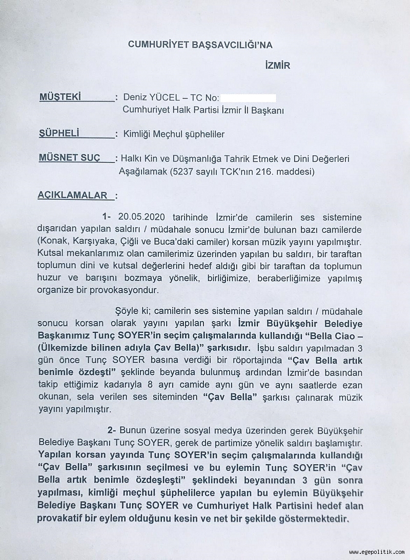 CHP İZMİR CAMİ PROVOKASYONLARININ PEŞİNİ BIRAKMIYOR 2