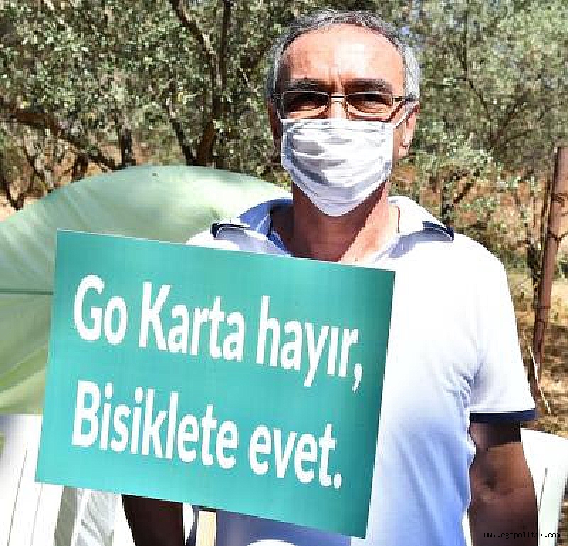 Başkan Soyer Go-Kart pistine karşı başlayan direnişe katıldı 3
