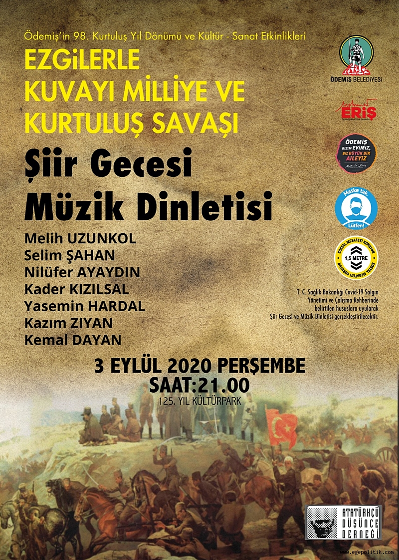 Ödemiş’in kurtuluşunun 98. yıl dönümü kutlanacak 2