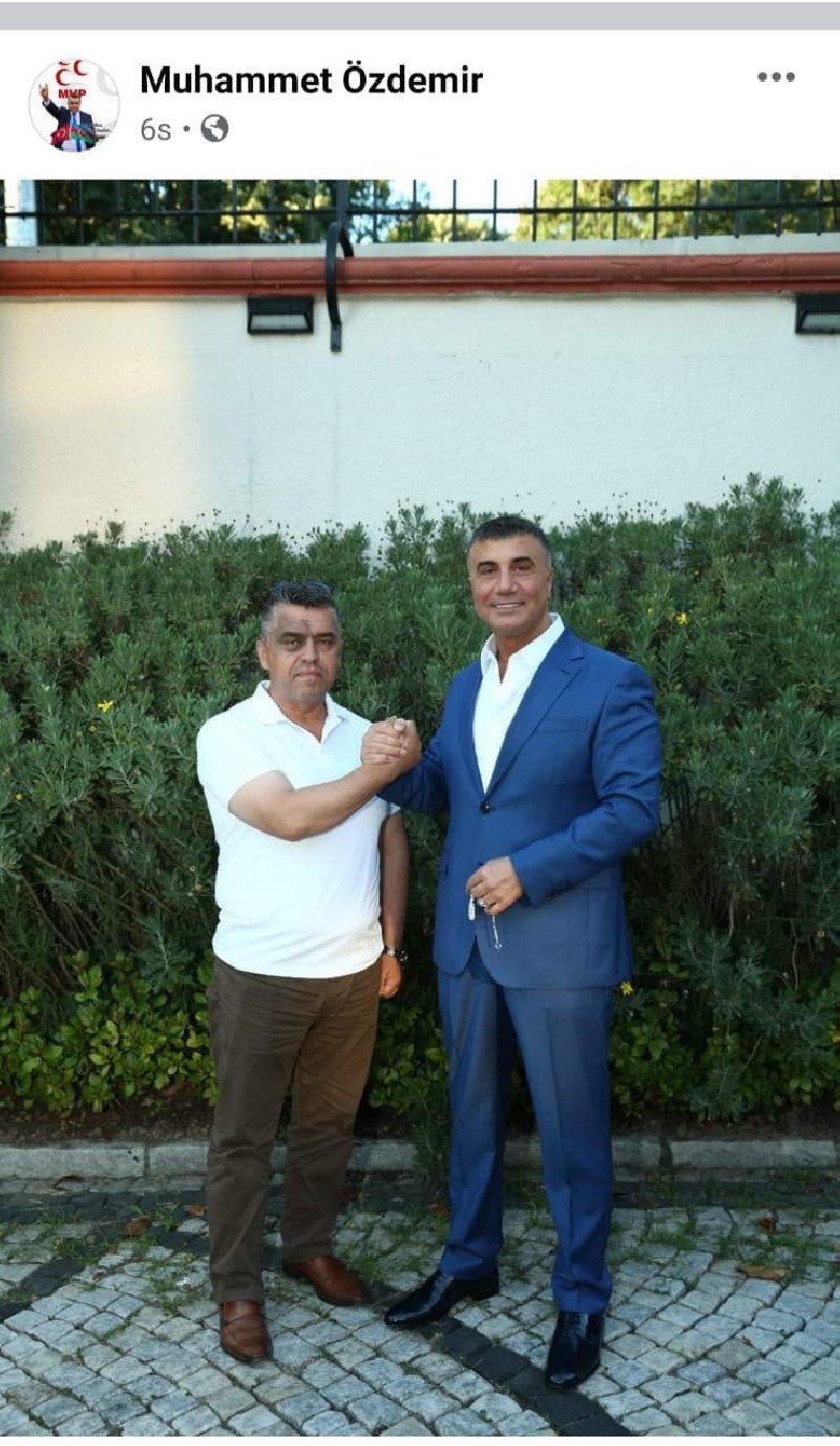 MHP ilçe başkanı, Sedat Peker ile fotoğrafını paylaşıp sildi 1