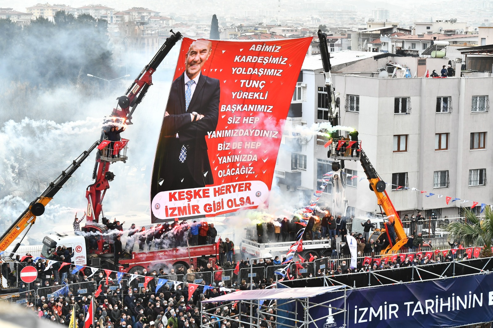 Soyer: "Ekonomik krizin tam ortasında İzmir tarihinin en büyük yatırımını başlatıyoruz" 11