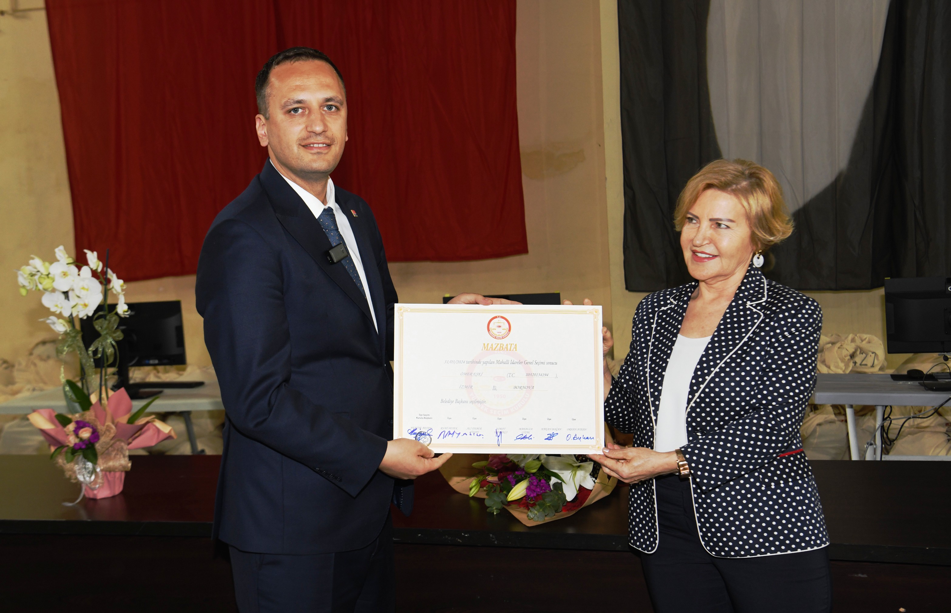 Ömer Eşki’ye Bornova’da coşkulu karşılama 1