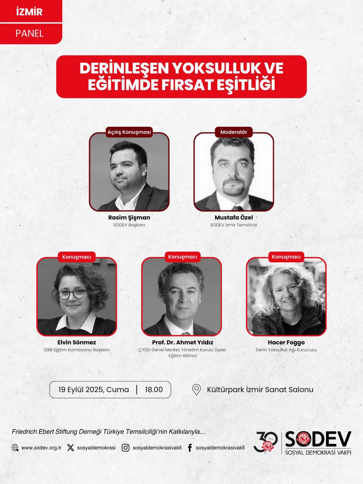 İzmir'de 'derinleşen yoksulluk ve eğitimde fırsat eşitliği' paneli