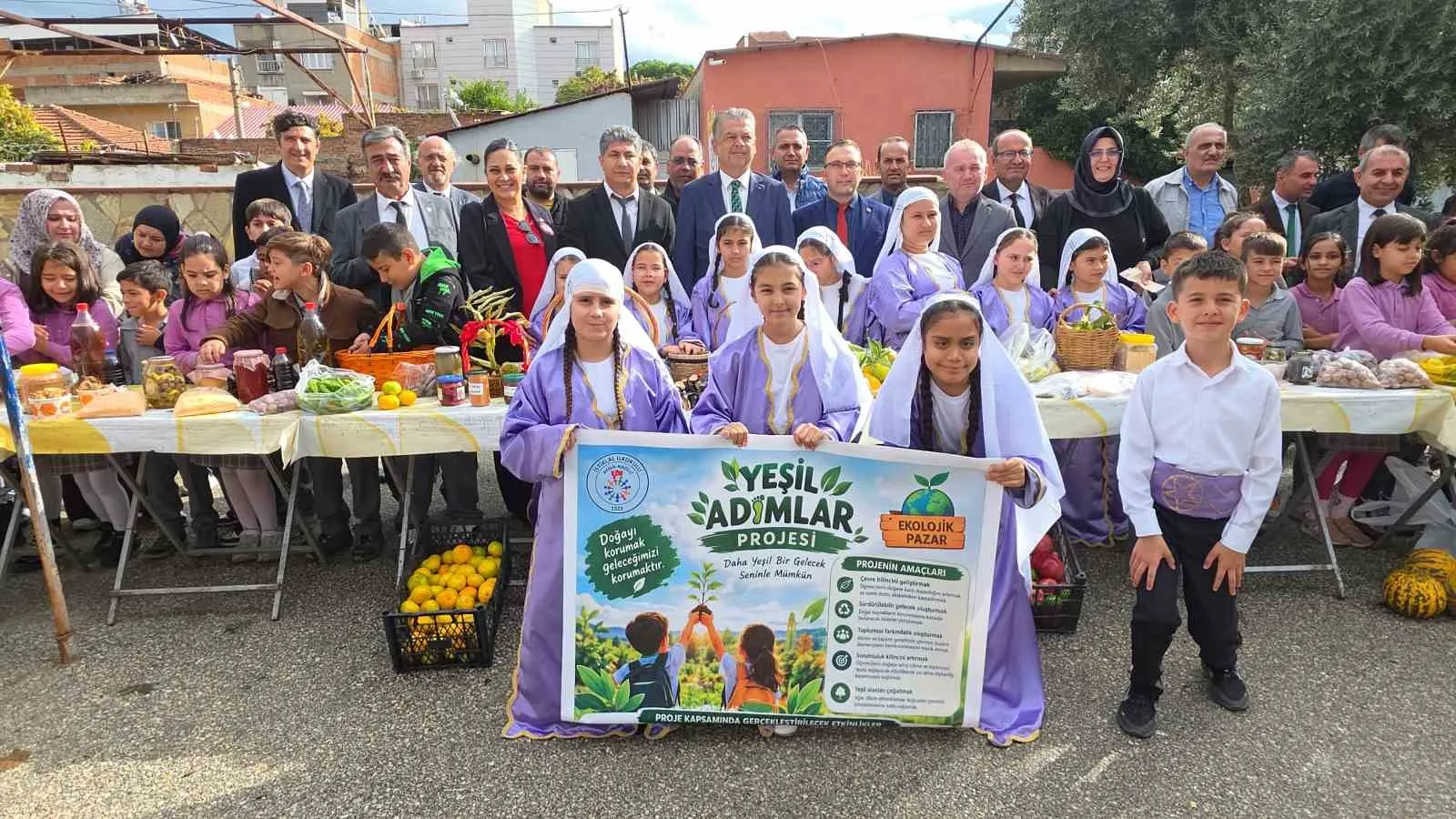 Minik ellerden büyük hedefler: Nazilli’de okul bahçesi ekolojik pazara dönüştü