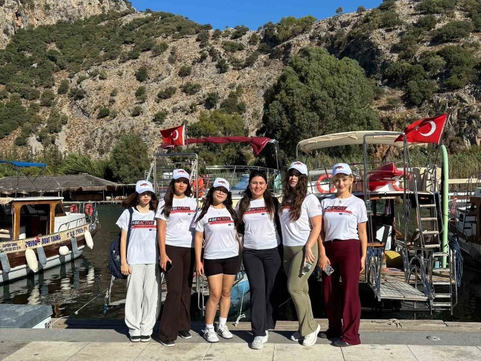 Antik taşların arasında spor şöleni: Gençler Kaunos’ta buluştu