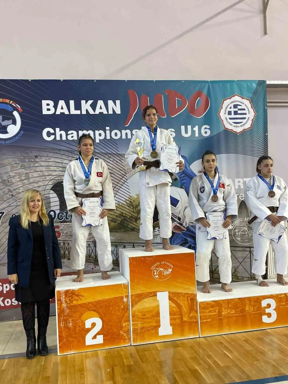Denizlili judocudan Balkanlar’da gümüş madalya gururu