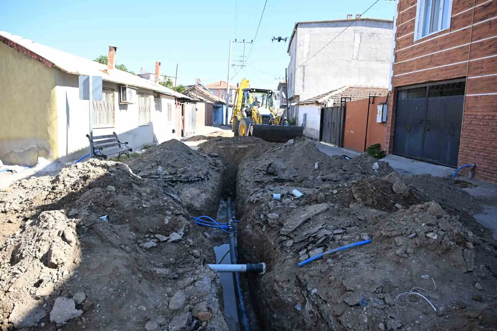 Yeşilköy’de musluklardan akan çile bitti: 40 yıllık altyapı tarihe karıştı