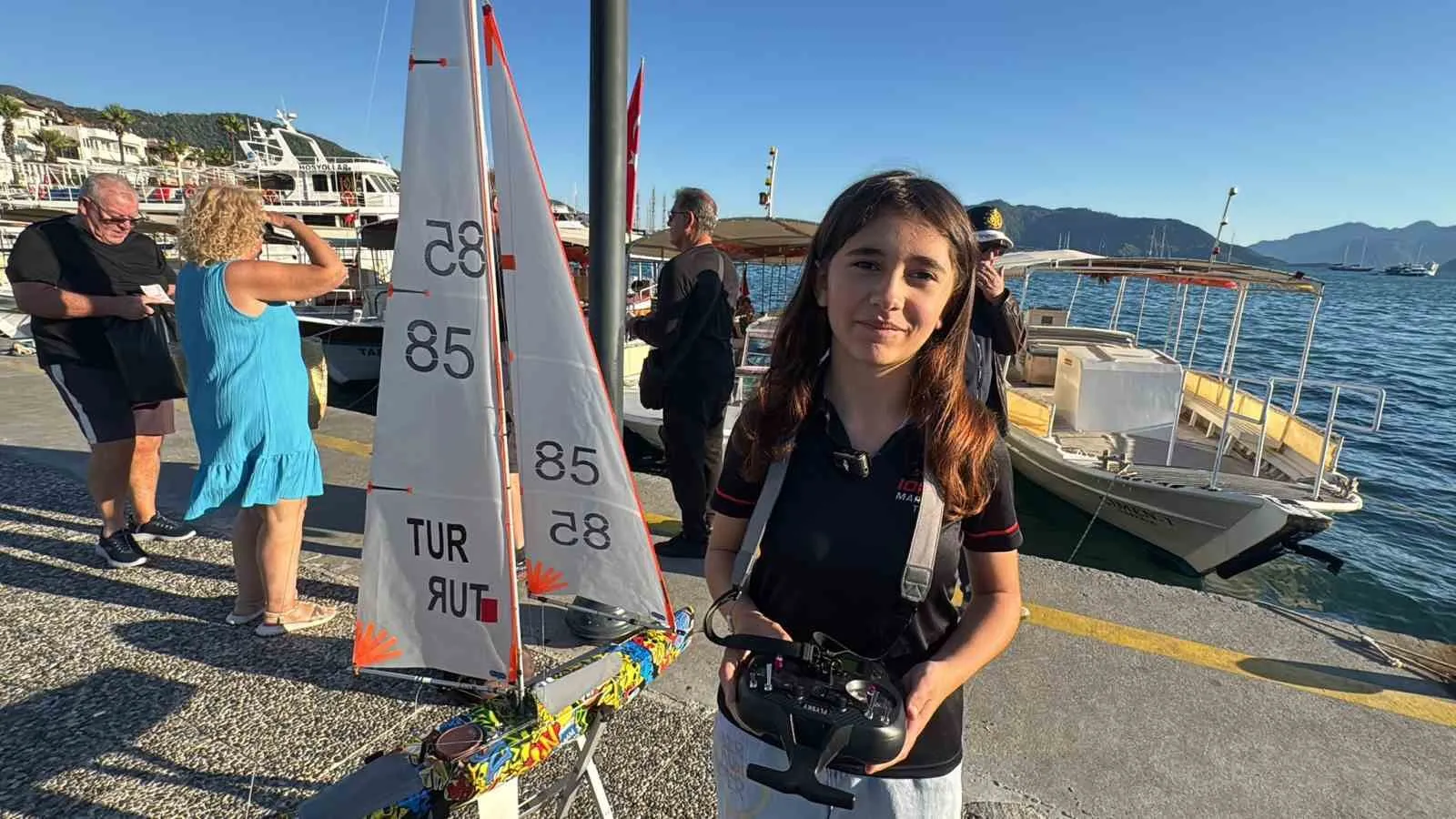 Marmarisli küçük kaptan rüzgara hükmetti: Türkiye şampiyonluğu kupasını evine götürdü
