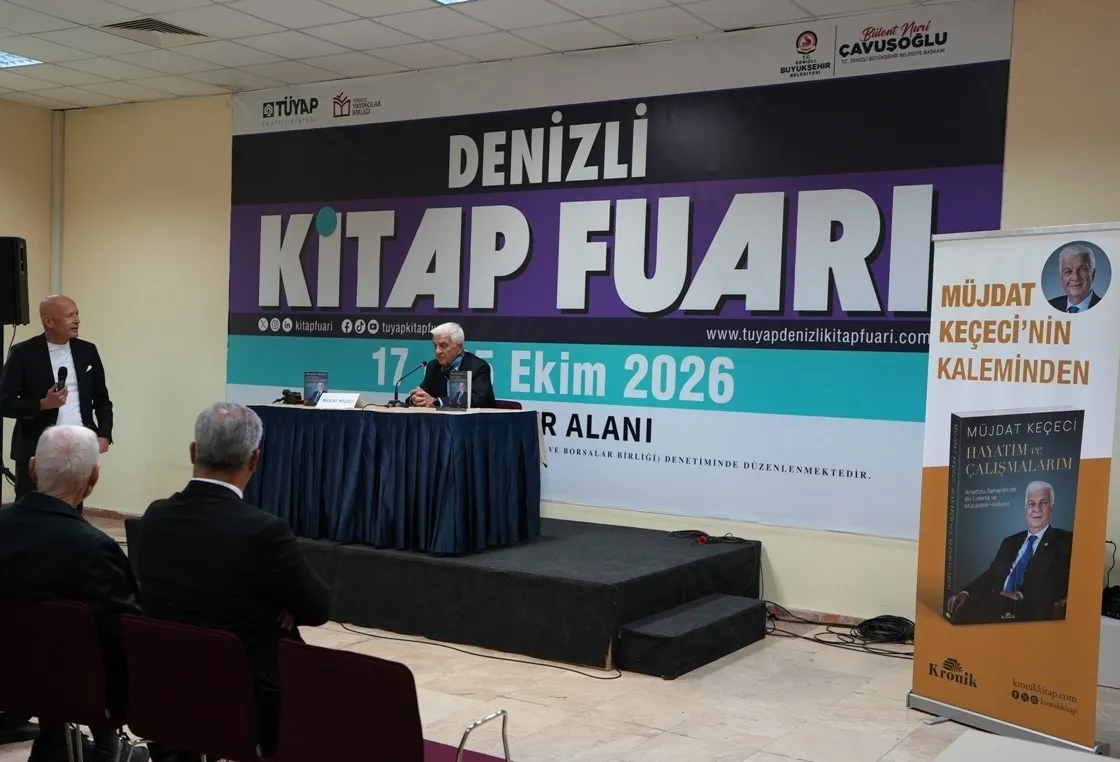 Denizli’de edebiyat rüzgarı: Kitap tutkunları fuara akın etti