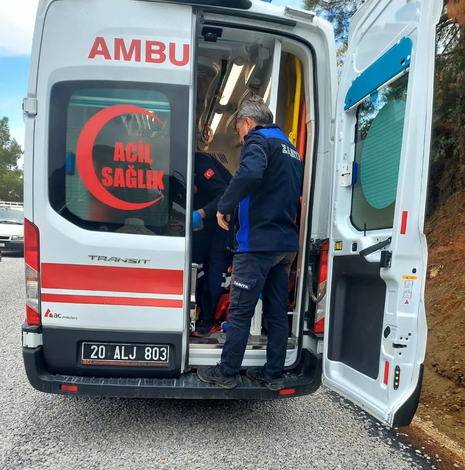 Denizli'de korkunç kaza: Su doldurmak isterken canından oluyordu