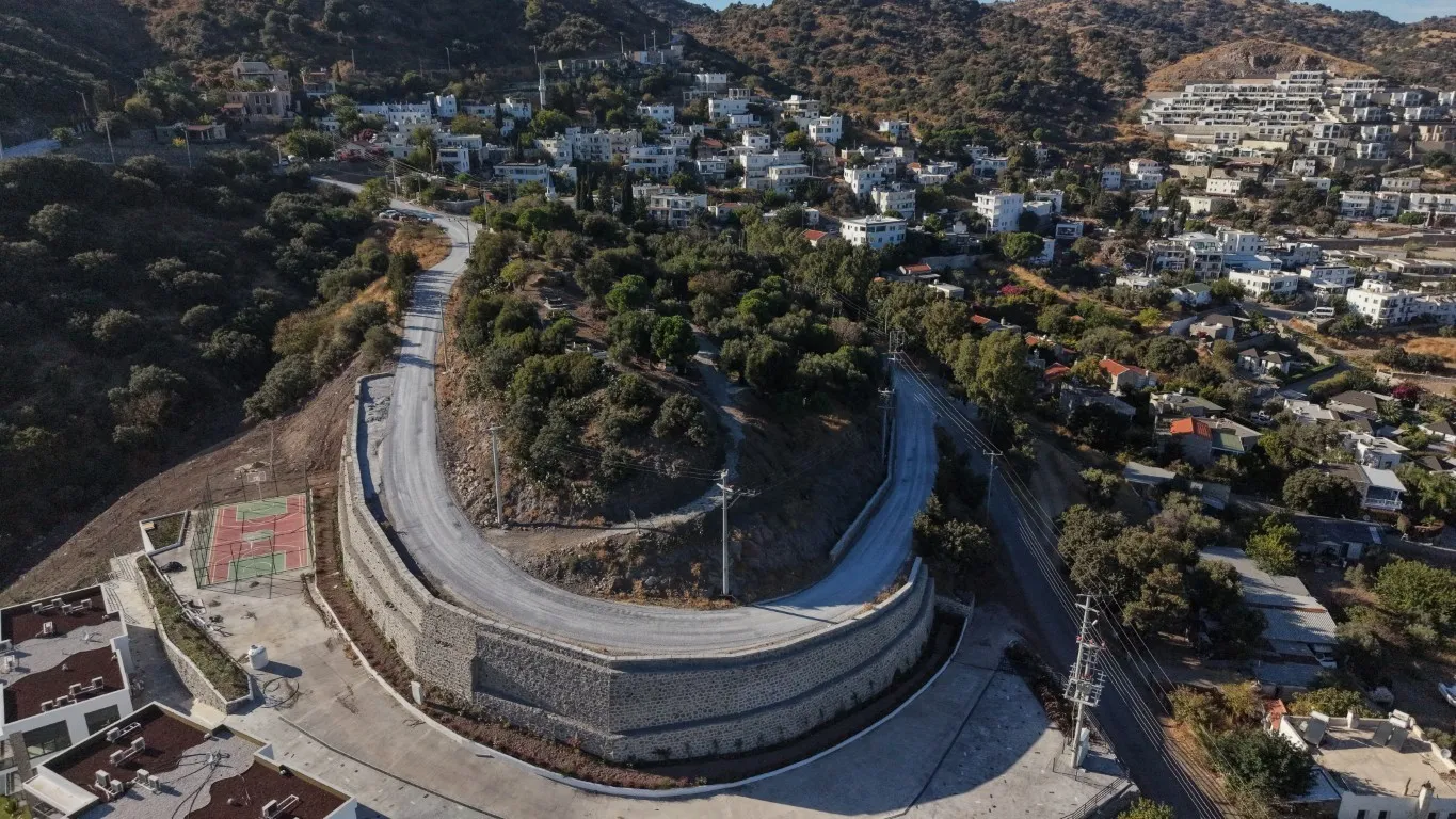 Bodrum yollarında konfor seferberliği: Binlerce metrekarelik yenileme tamamlandı