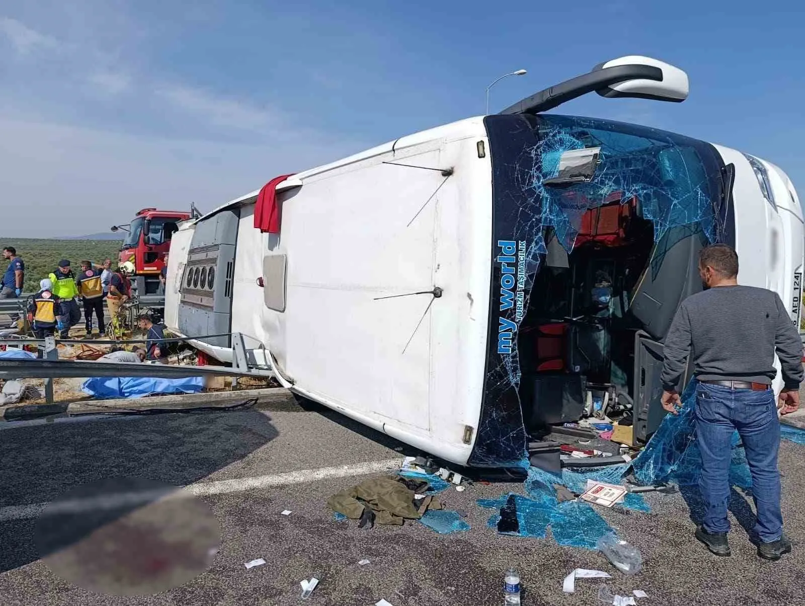 Manisa'daki facianın tanığı dehşet anlarını anlattı: Dönüş yapmaya çalışırken can verdiler