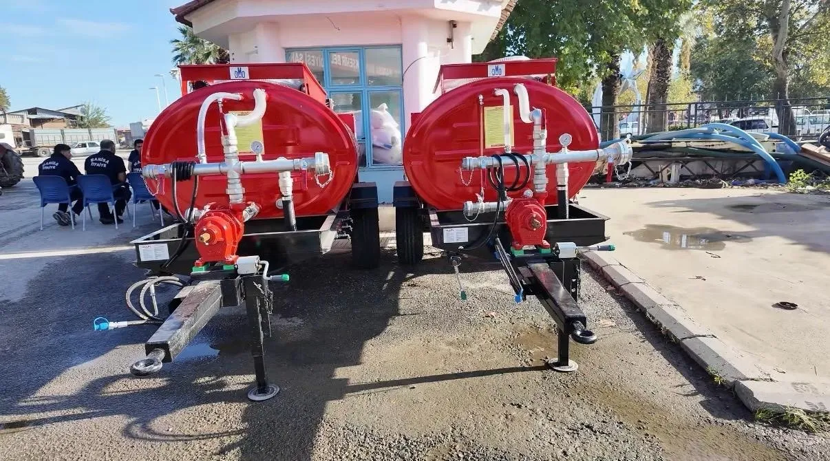 Sarıgöl'de yangınlara karşı önlem atağı: İki mahalleye kritik destek