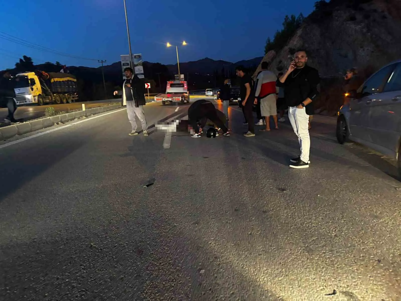 Bodrum'da motosiklet dehşeti: 56 yaşındaki yaya kurtarılamadı