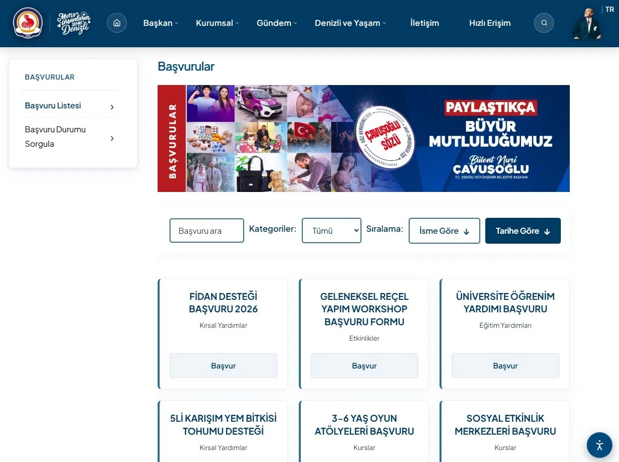 Denizli Büyükşehir Belediyesi dijital dünyada çehresini yeniledi