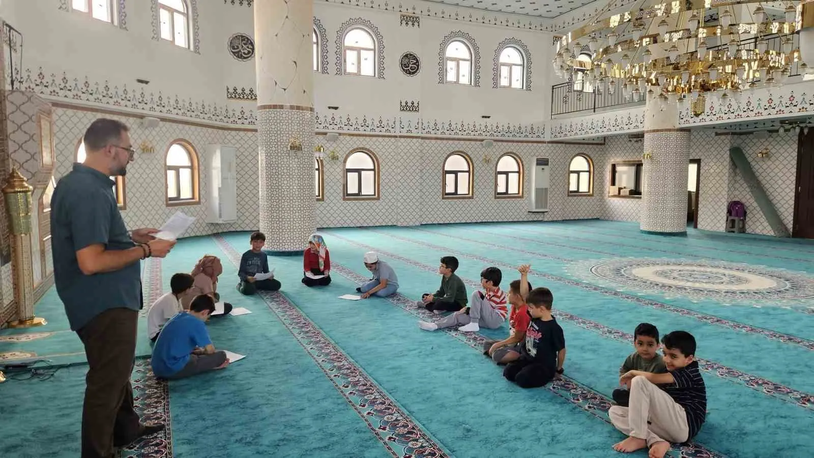 Köşk’te miniklerin cami buluşması: Hem öğreniyorlar hem eğleniyorlar