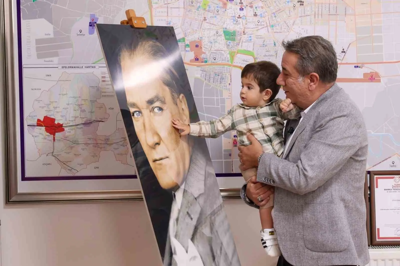 Minik Teoman’ın zaferi Efeler’de yüzleri güldürdü