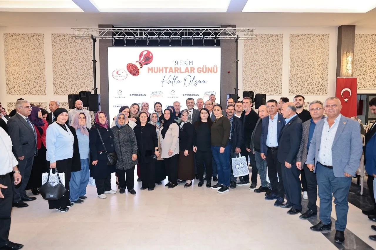 Denizli’de muhtarlarla güç birliği: Başkan Çavuşoğlu’ndan birlik mesajı