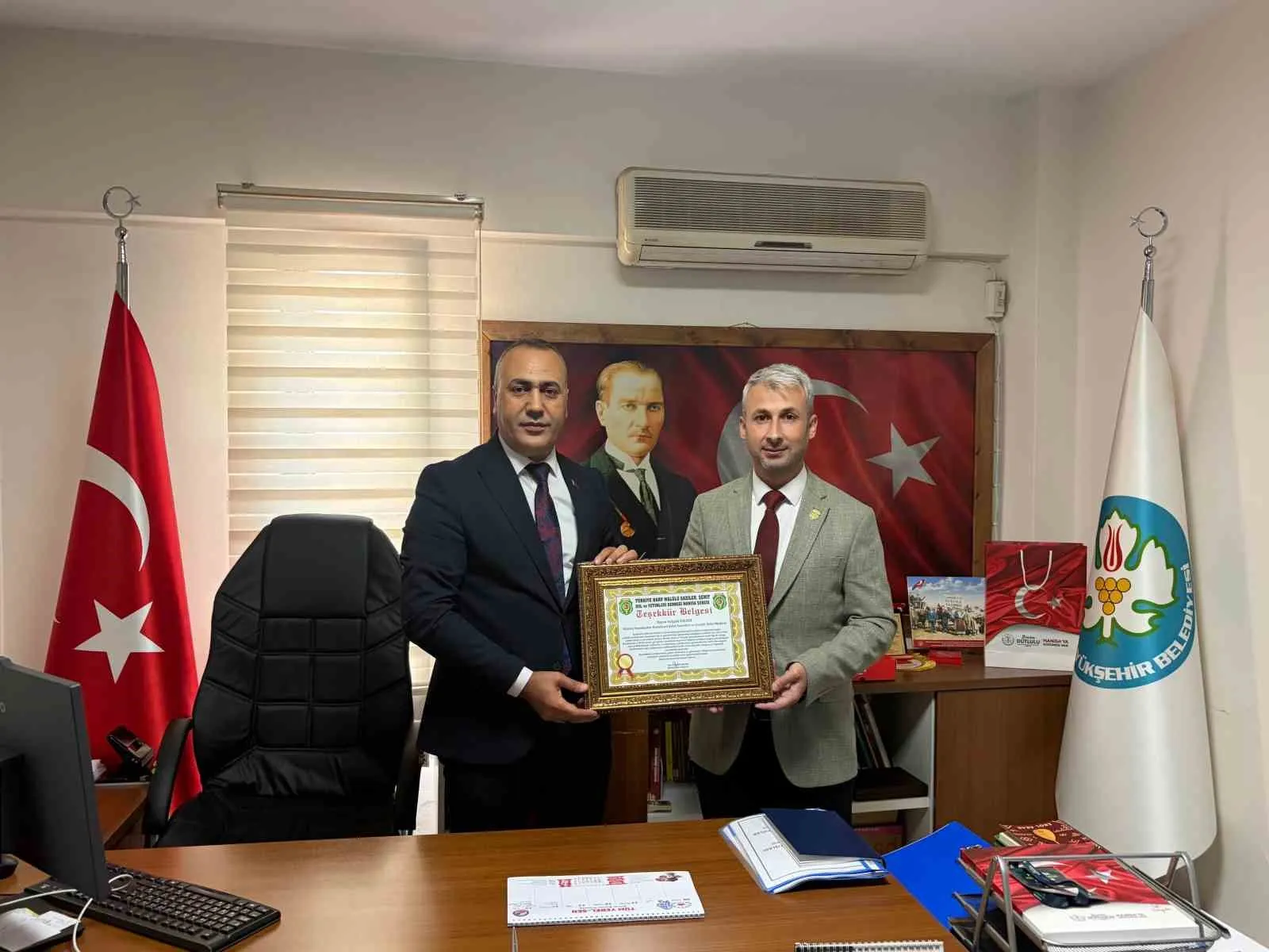 Kahramanlardan Manisa Büyükşehir Belediyesine vefa ziyareti