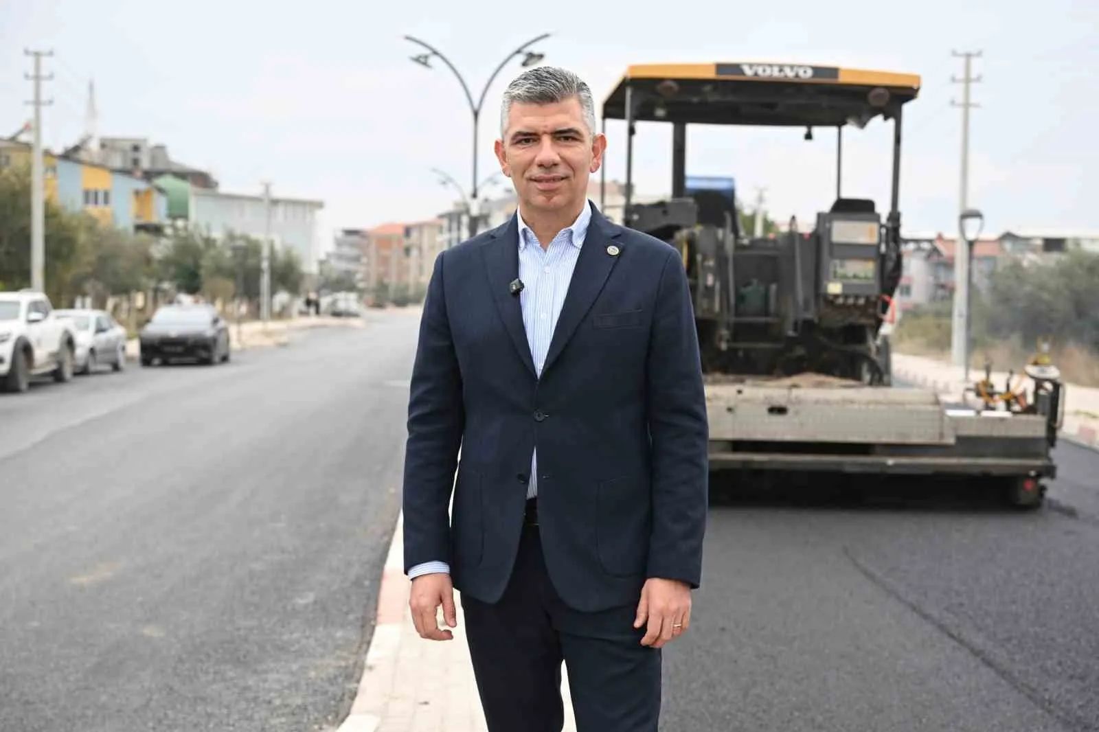 Soma’nın ana arterinde büyük değişim: Yılların çilesi asfaltla son buluyor