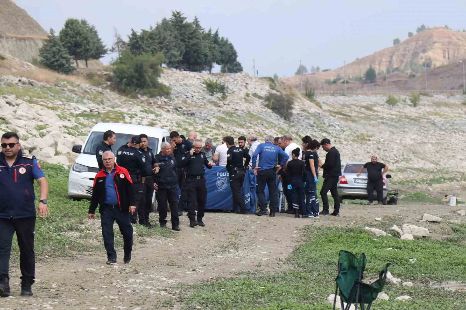 Denizli'de korkunç keşif: Baraj göletinde cansız beden bulundu