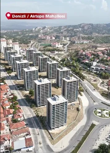 Denizli’de konut heyecanı: 454 ailenin yeni yuvası için adres belli oldu