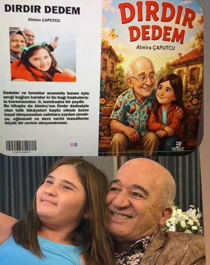 8 yaşındaki Almira’nın kaleminden dede sevgisi: Dırdır Dede raflardaki yerini aldı