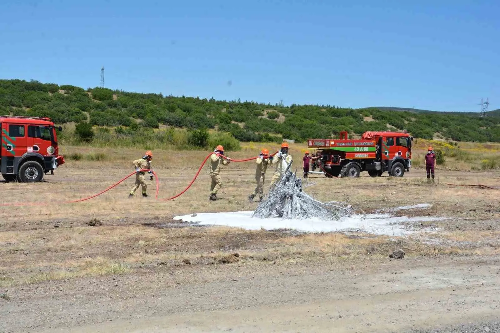Kütahya ormanları 2026 sezonuna hazır: Ekiplerden dev tatbikat