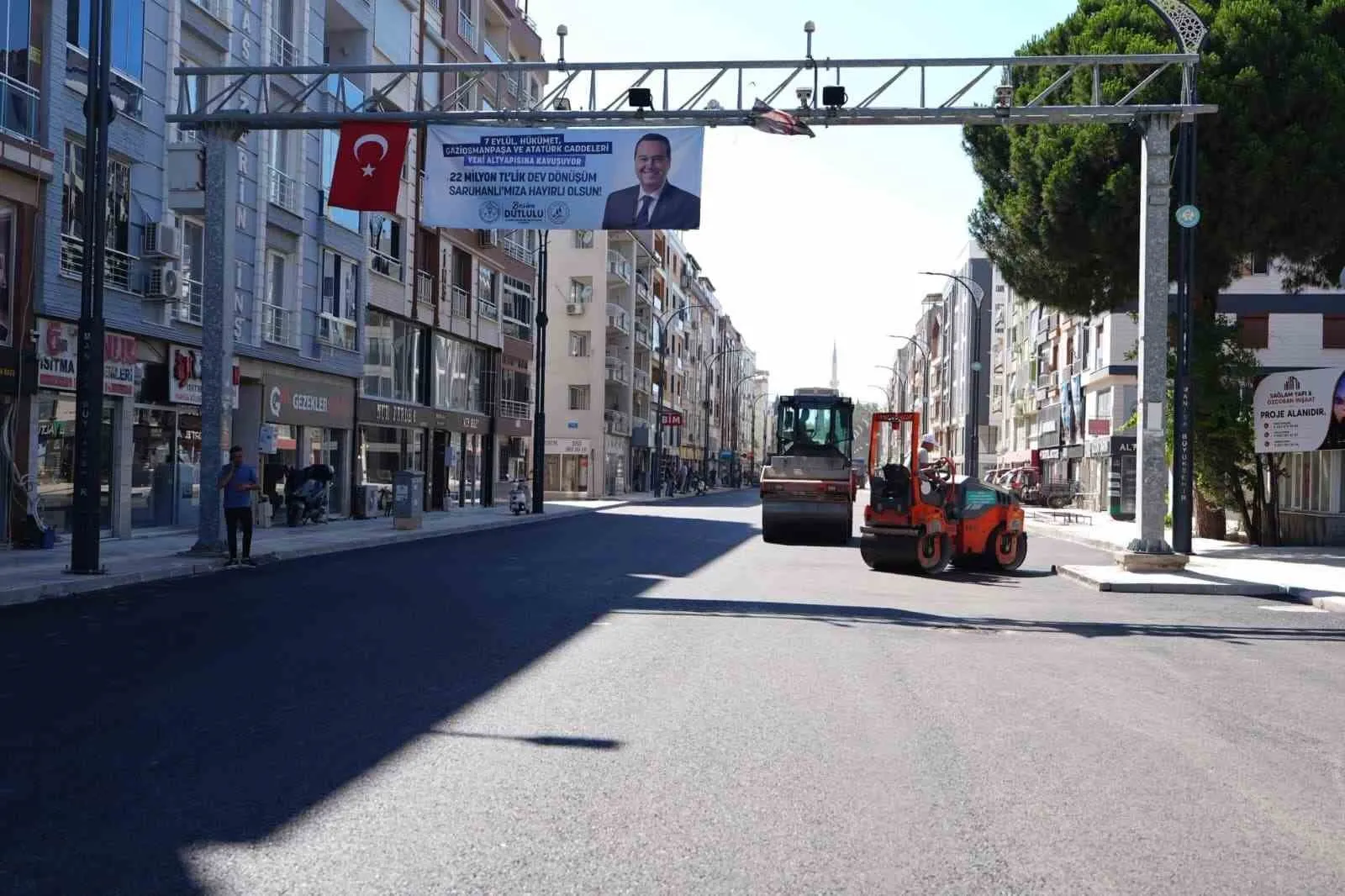 Saruhanlı'nın kalbinde dev dönüşüm: 7 Eylül Caddesi yeni yüzüne kavuşuyor