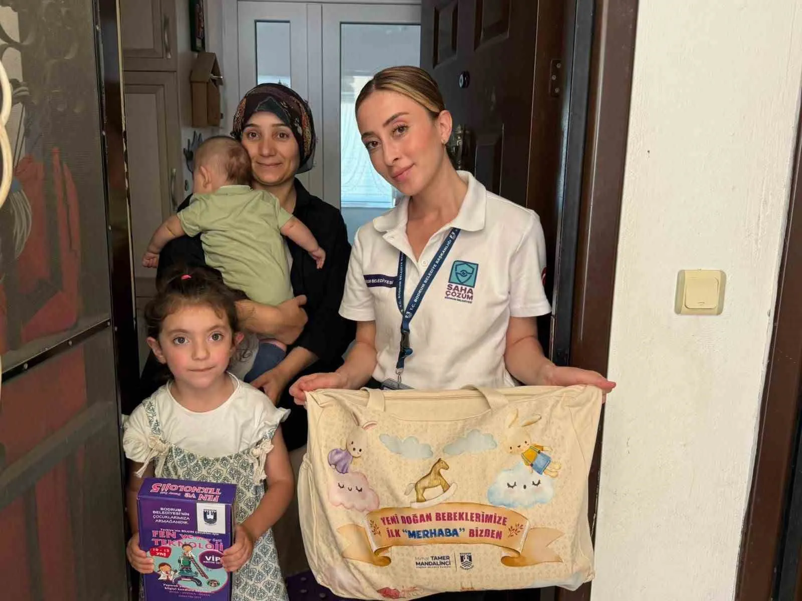 Bodrum’da bebeklerin ilk hediyesi belediyeden: 245 haneye ulaşıldı