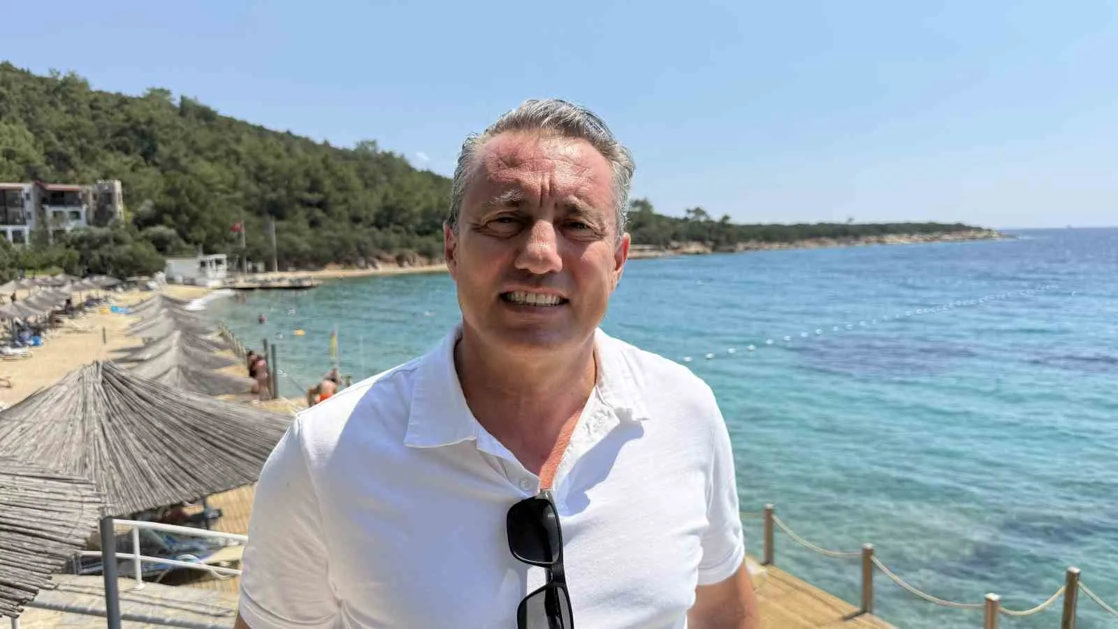 Bodrum'da yaz mesaisi başladı: Termometreler 38 dereceyi gösterdi, sahiller dolup taştı