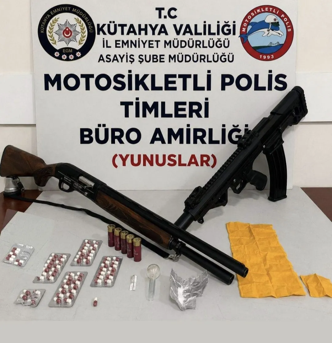 Kütahya emniyetinden suçlulara geçit yok: Binlerce denetimde büyük operasyon