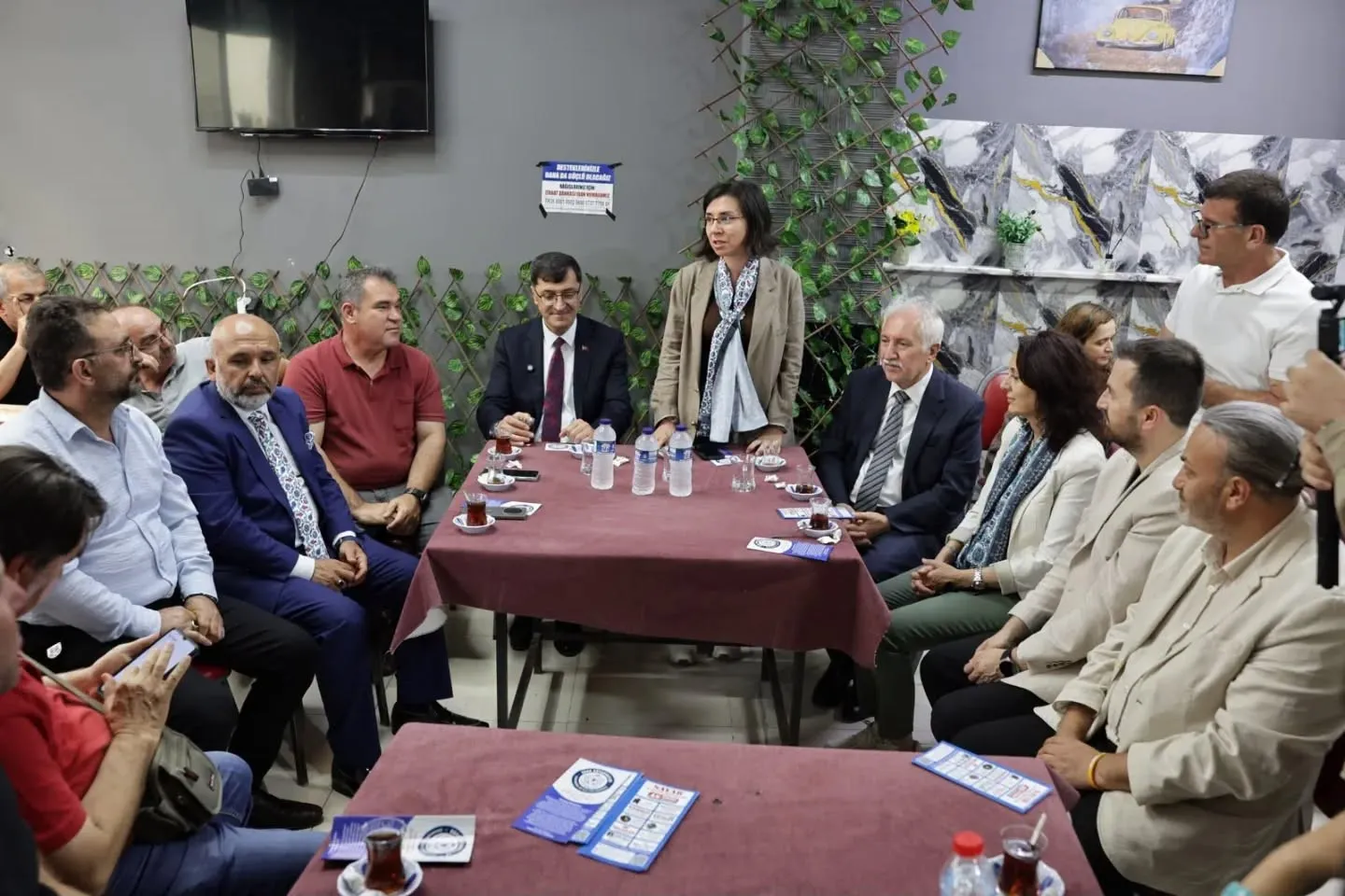Kütahya’dan Uşak’a gönül köprüsü: Başkan Kahveci hemşehrileriyle buluştu