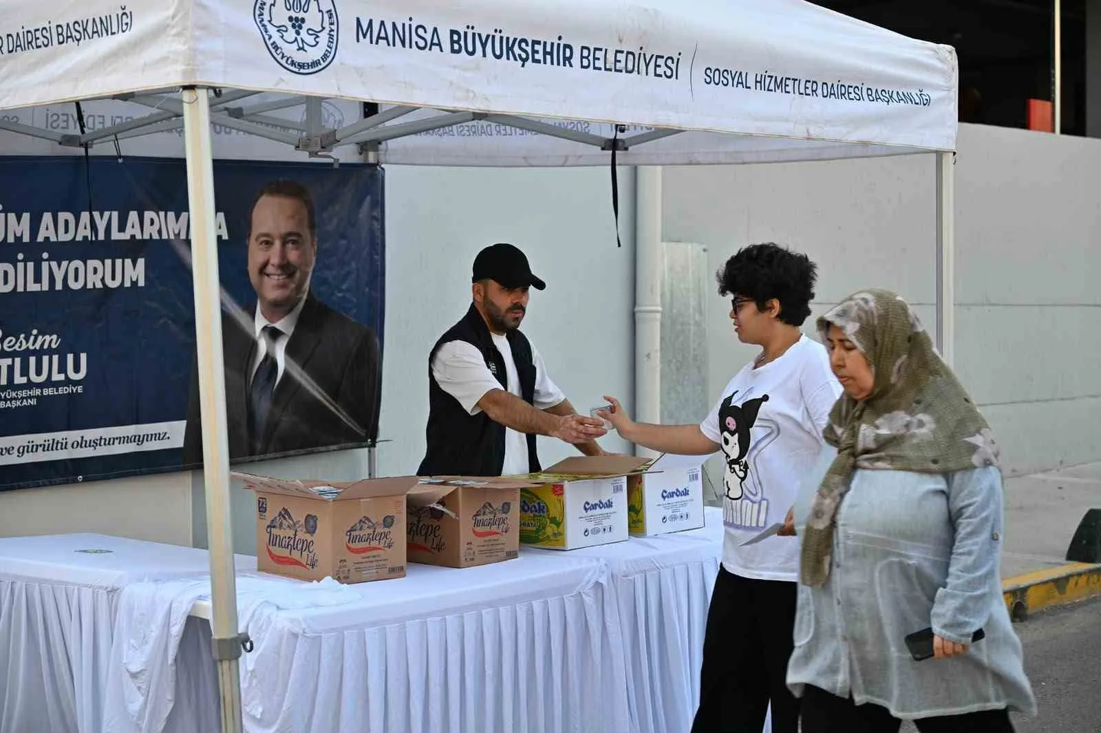 Sınav maratonunda Manisa Büyükşehir’den serinleten destek