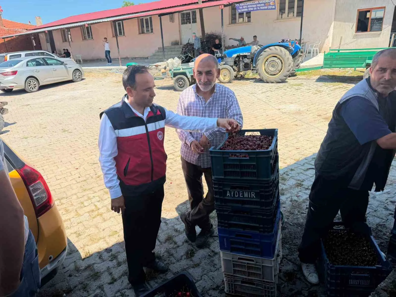 Simav’da kiraz mesaisi: Üreticinin derdi yerinde dinlendi