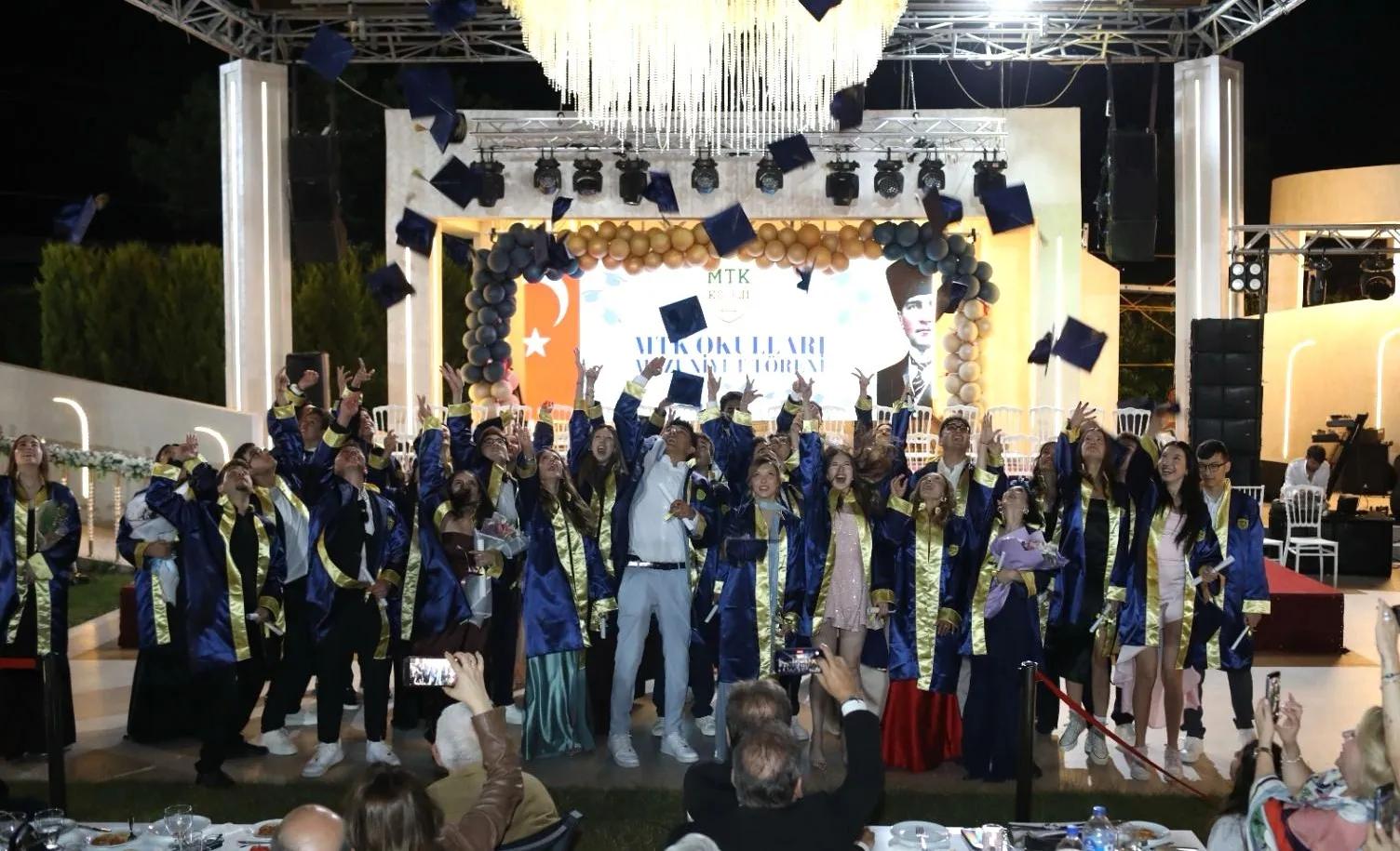 MTK Koleji’nde çifte bayram: Mezuniyet coşkusu ve karne sevinci bir arada yaşandı