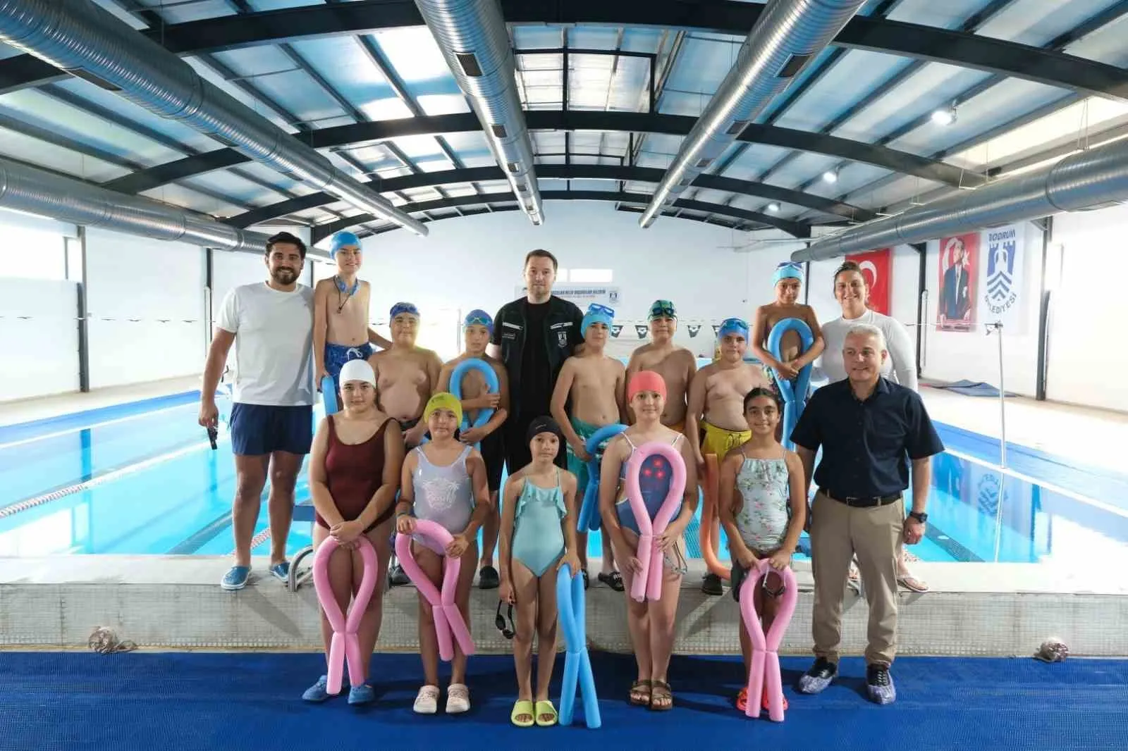 Bodrum'da minik kulaçlar için yaz mesaisi başladı