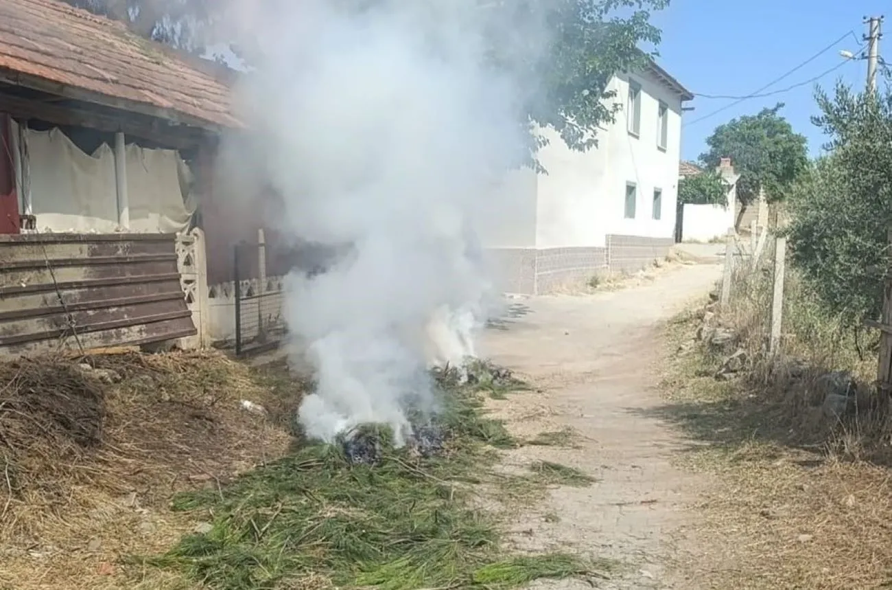 Sarıgöl’de dikkatsizlik az kalsın faciaya yol açıyordu: Ekipler son anda yetişti