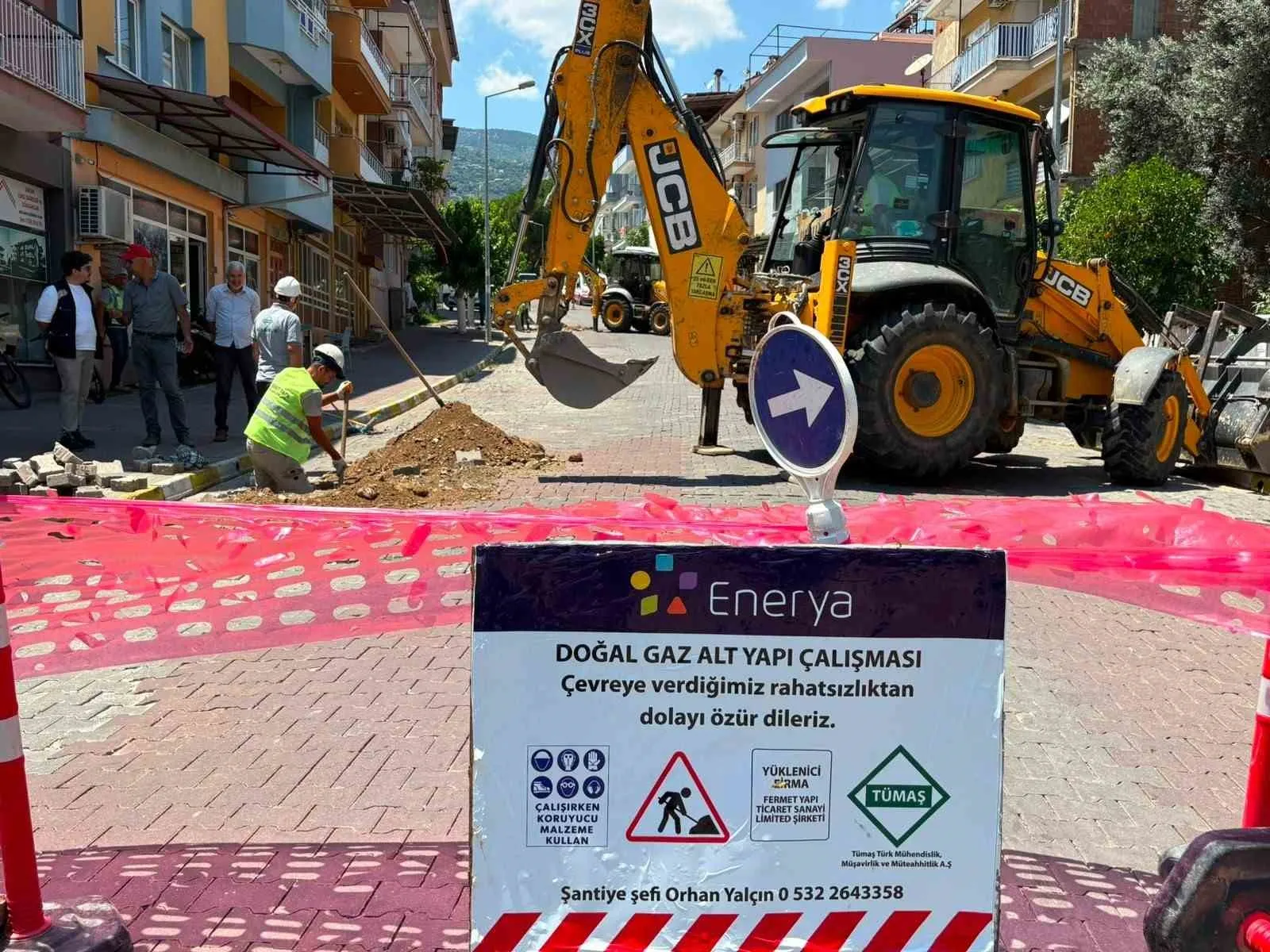 Bozdoğan’da tarihi gün: Doğalgaz konforu için ilk adım atıldı