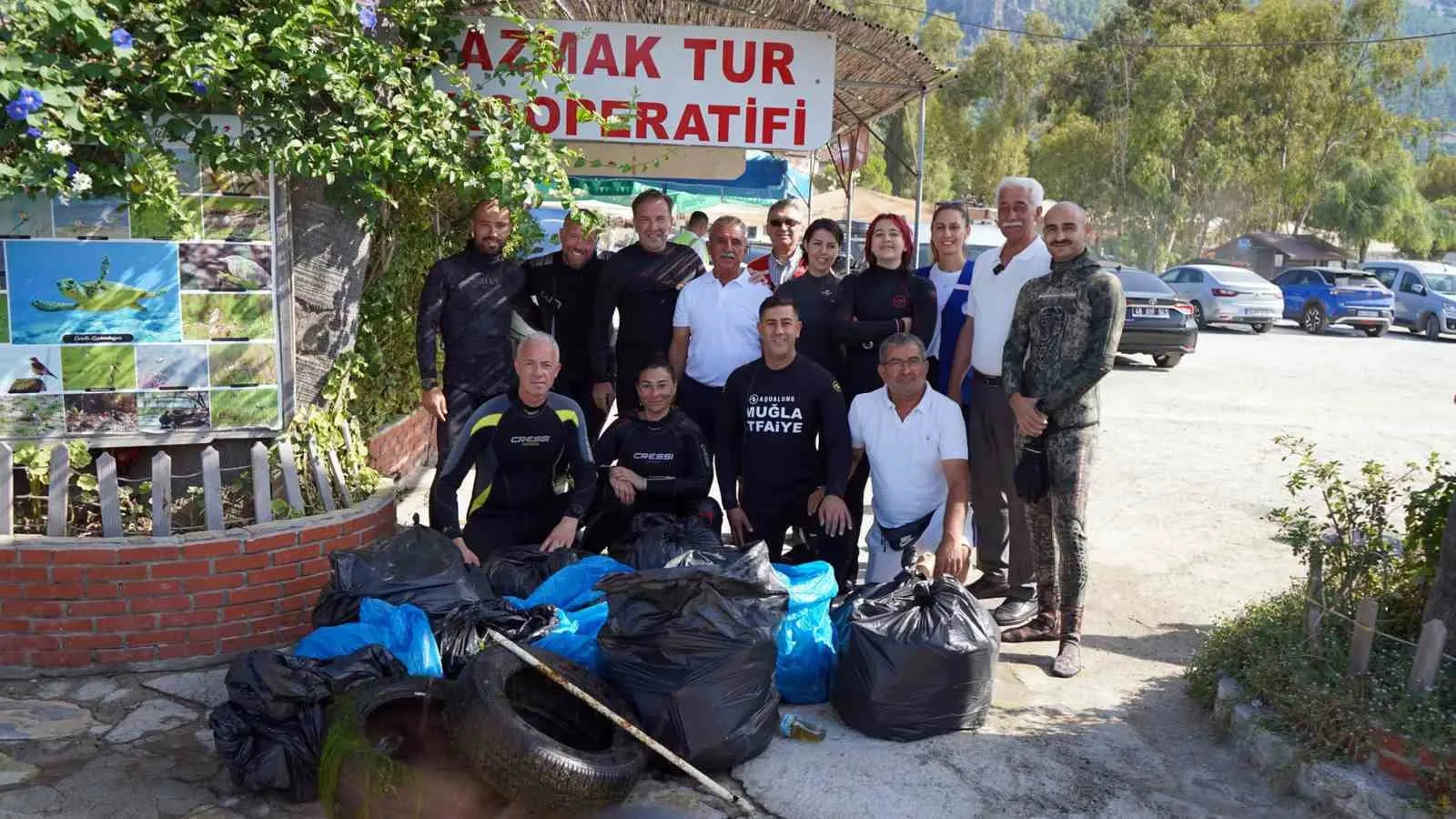 Akyaka’nın turkuaz sularında titiz temizlik: Doğal miras koruma altına alındı