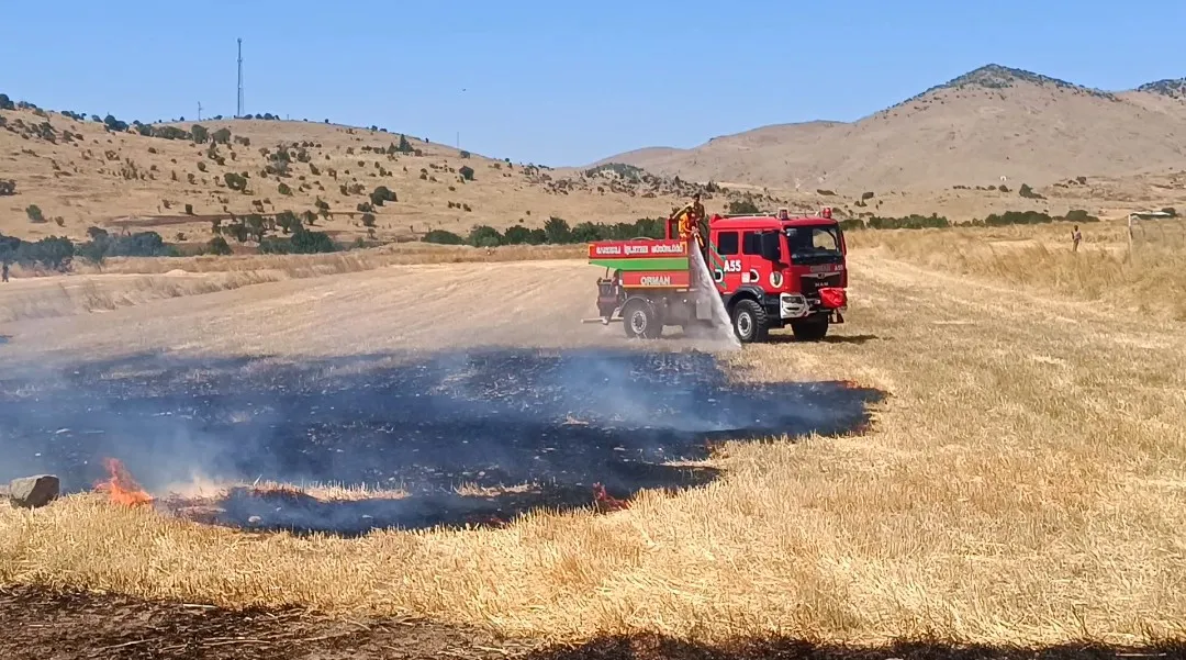 Sandıklı'da tarım arazileri alevlere teslim oldu: 200 dekar kül oldu