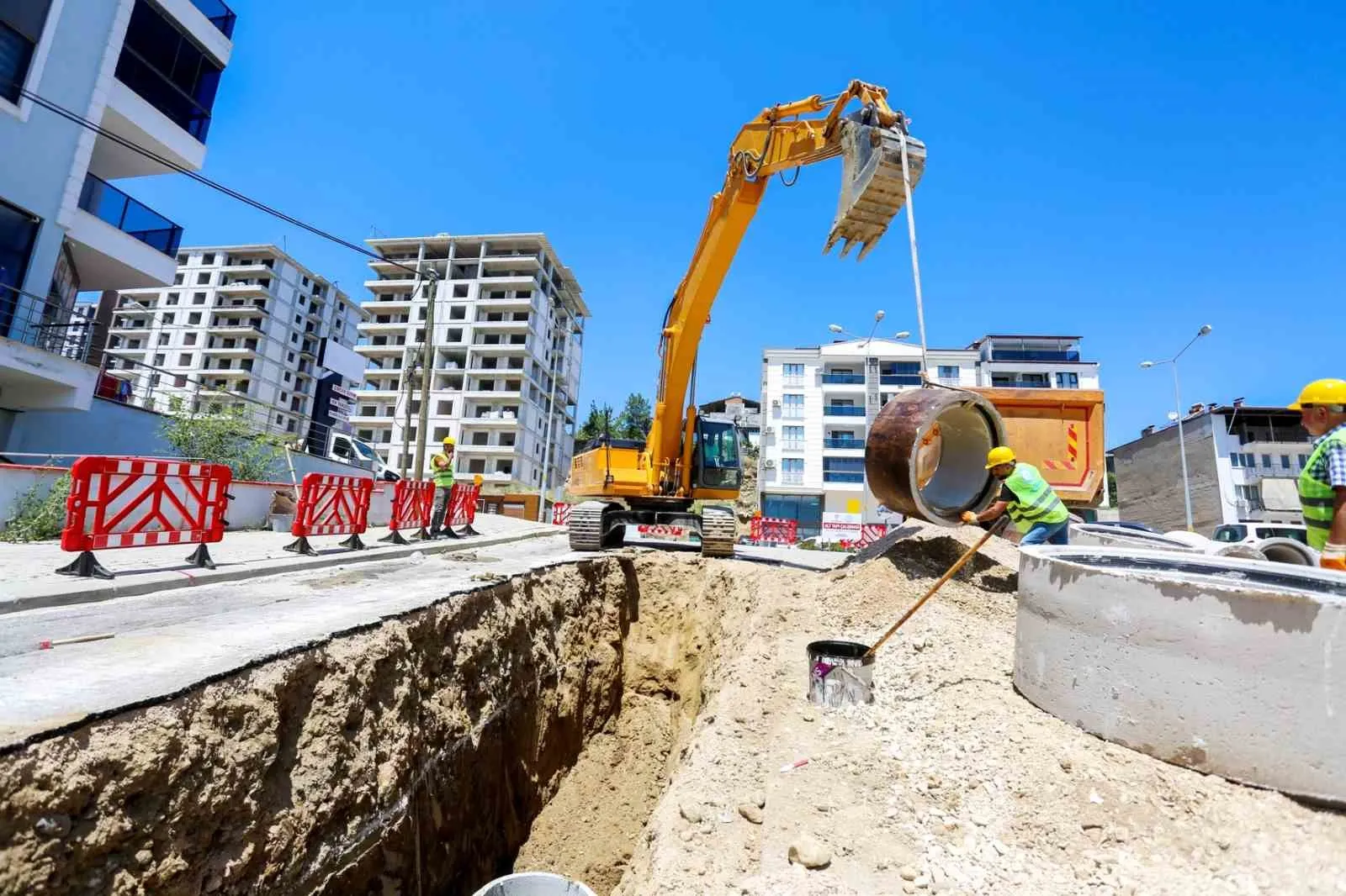 Şemikler'de 61 milyonluk altyapı seferberliği: Su baskınlarına teknolojik kalkan